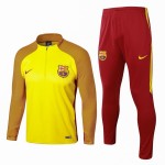 FC Barcelona Sweat de Treino Conjunto 2017-18 Amarelo Laranja